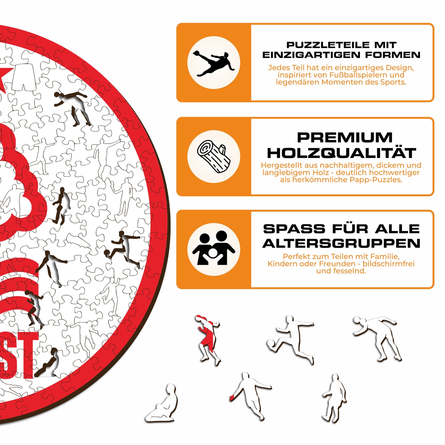 Nottingham Forest FC® Logo - Holzpuzzle