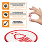 Nottingham Forest FC® Logo - Holzpuzzle