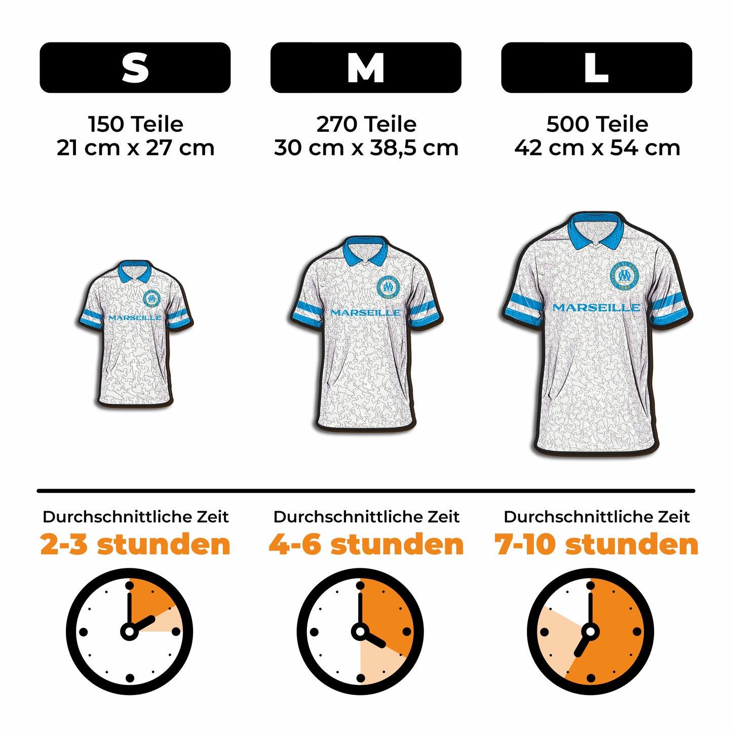 Olympique de Marseille® Jersey - Holzpuzzle