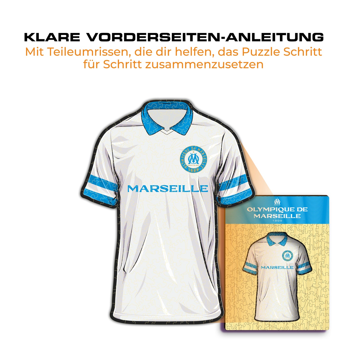Olympique de Marseille® Jersey - Holzpuzzle