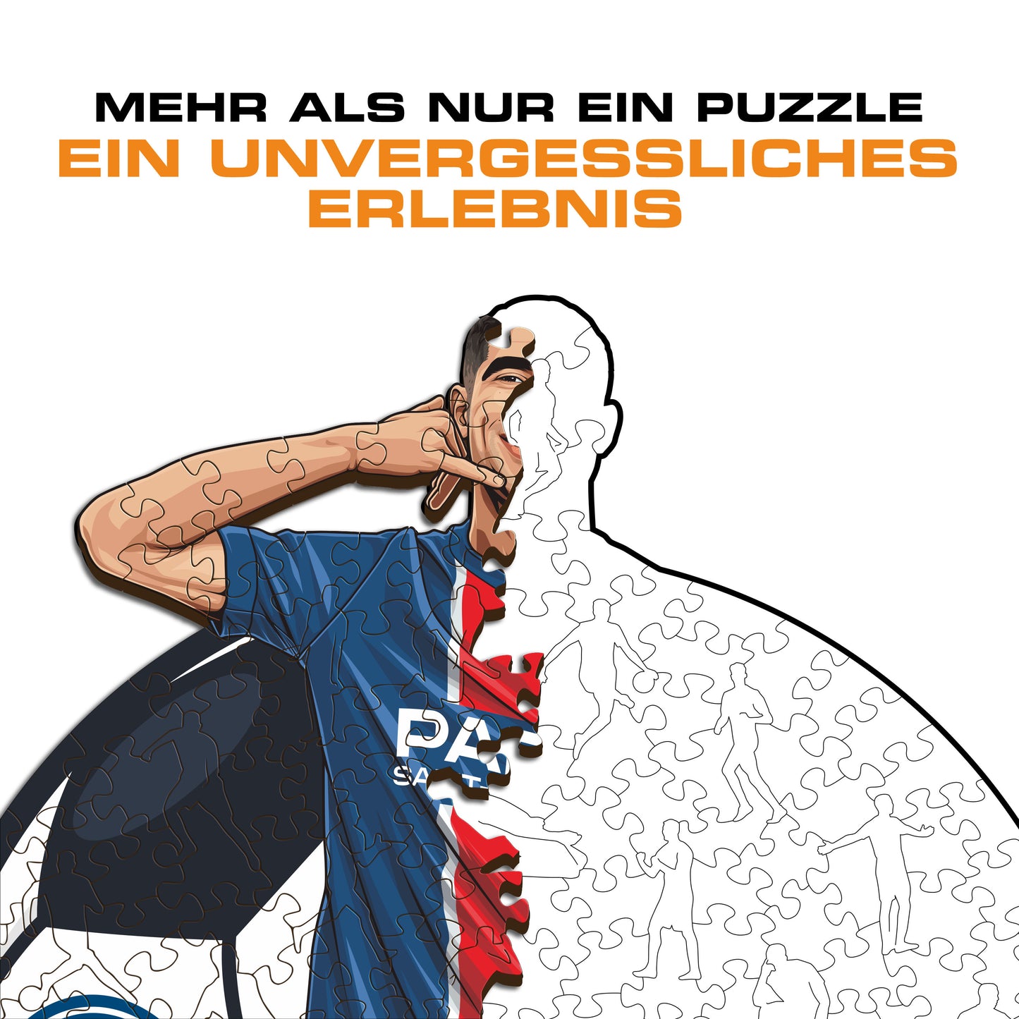Achraf Hakimi - Holzpuzzle