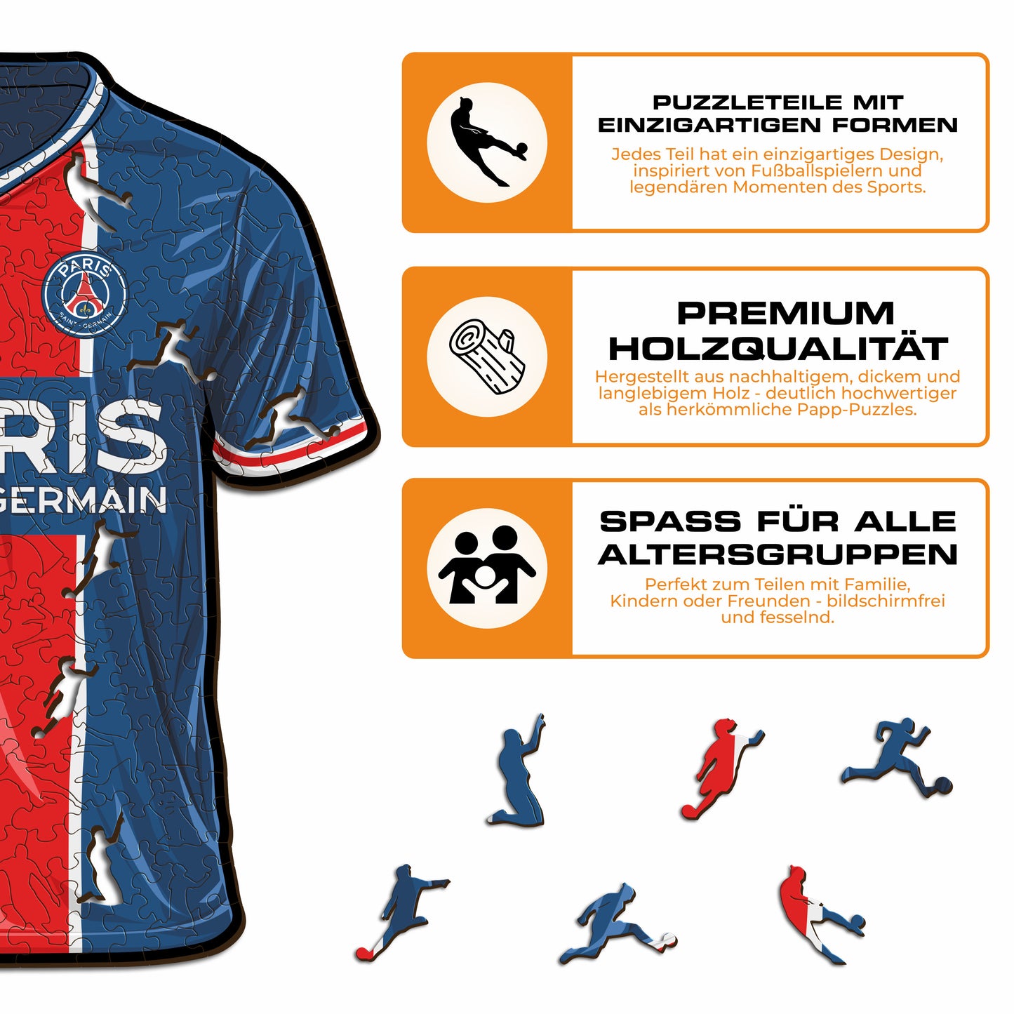 PSG FC® Jersey - Holzpuzzle