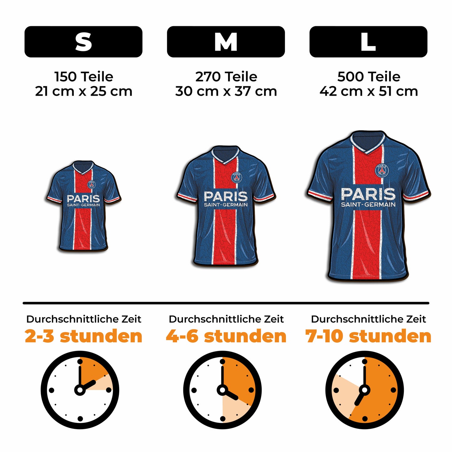 PSG FC® Jersey - Holzpuzzle