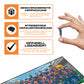 PSG FC® Mannschaft 2024/25 Triple-Sieger – Holzpuzzle