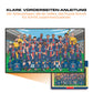 PSG FC® Mannschaft 2024/25 Triple-Sieger – Holzpuzzle