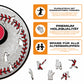 Philadelphia Phillies™ Baseball - Holzpuzzle
