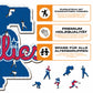 Philadelphia Phillies™ Logo - Holzpuzzle