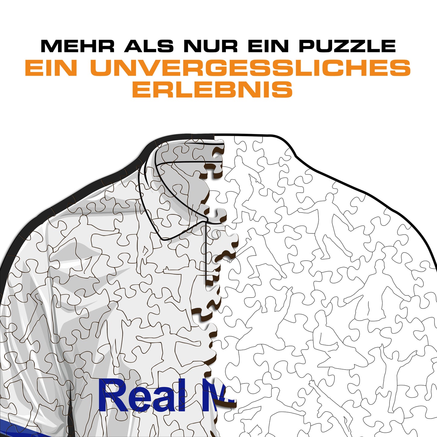 Real Madrid CF® Jersey - Holzpuzzle