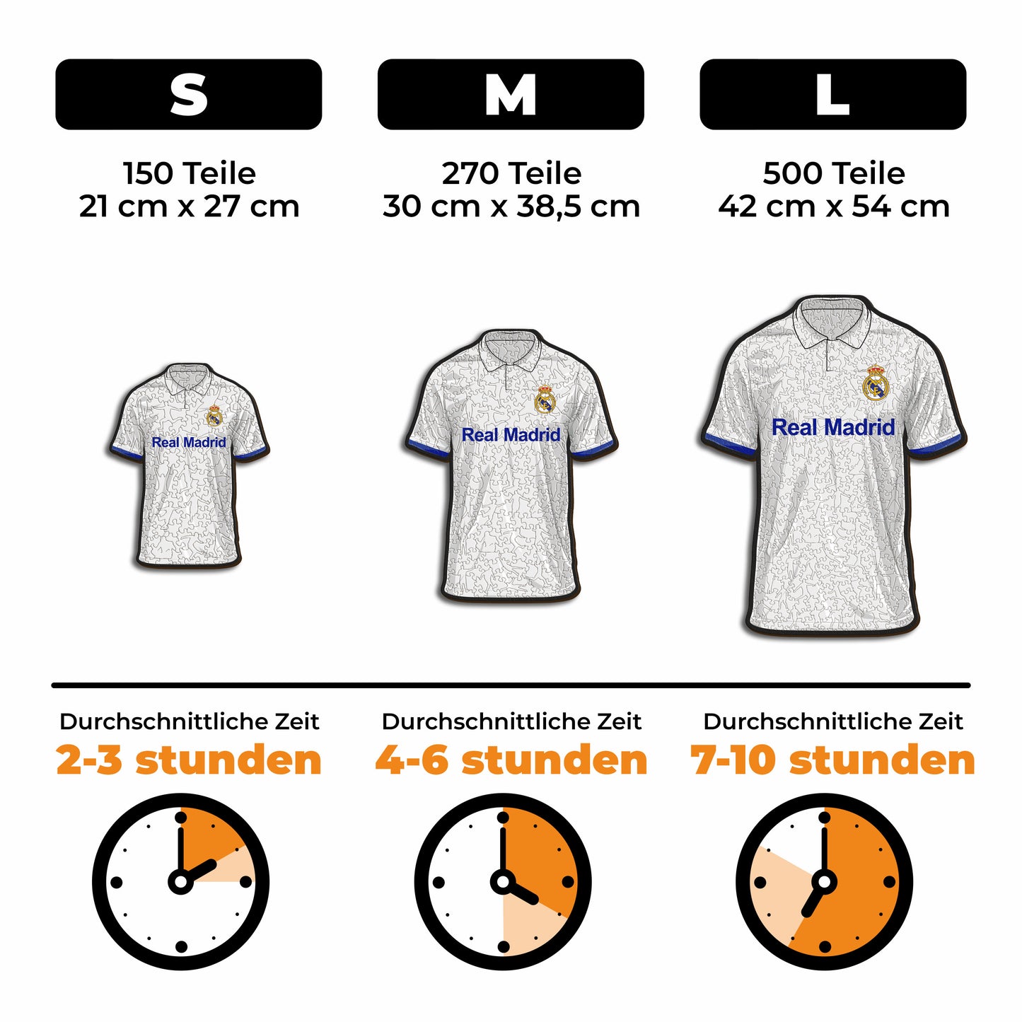Real Madrid CF® Jersey - Holzpuzzle