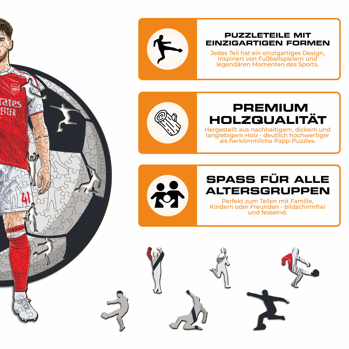 Declan Rice Holzpuzzle