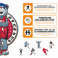 Houston Rockets™ Maskottchen - Holzpuzzle