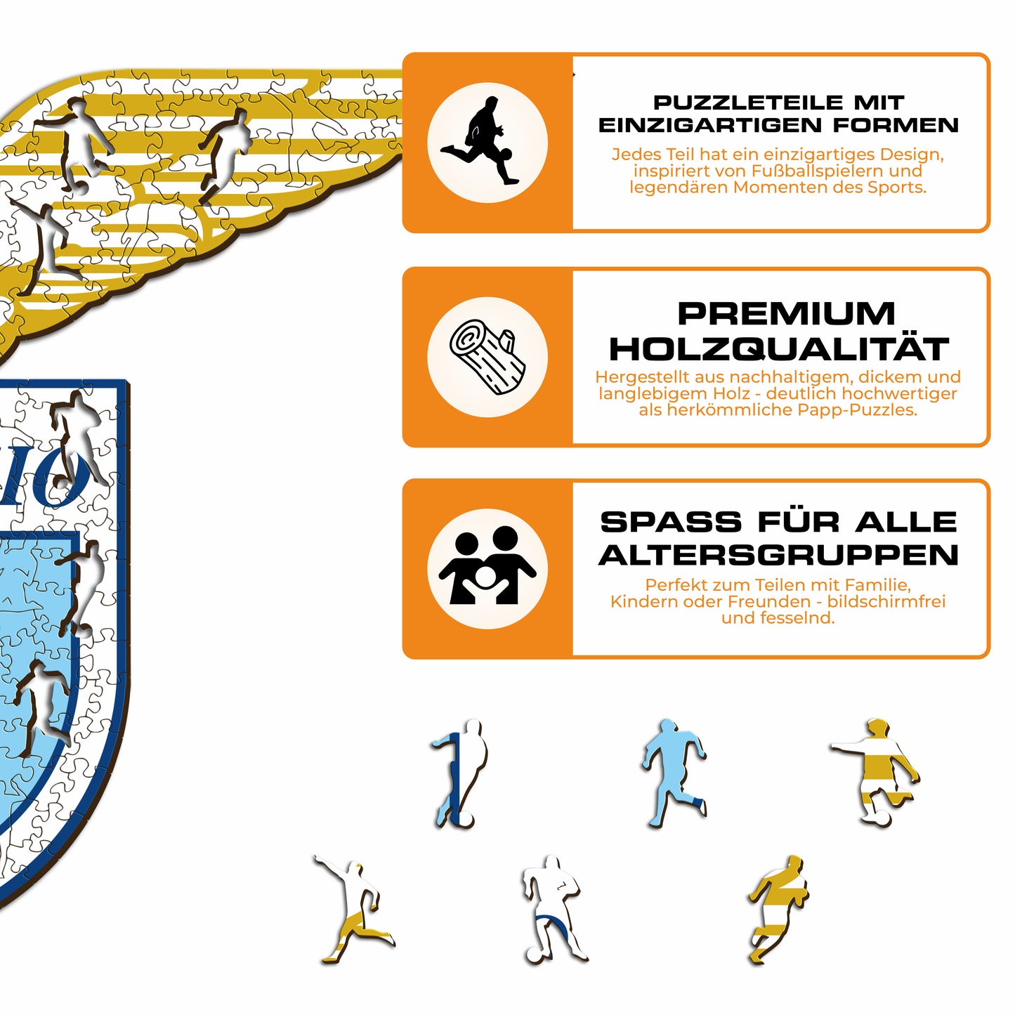 SS Lazio® Logo - Holzpuzzle