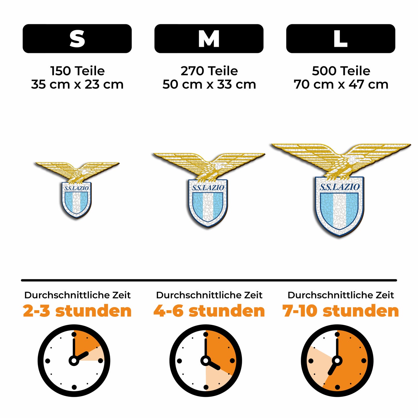SS Lazio® Logo - Holzpuzzle