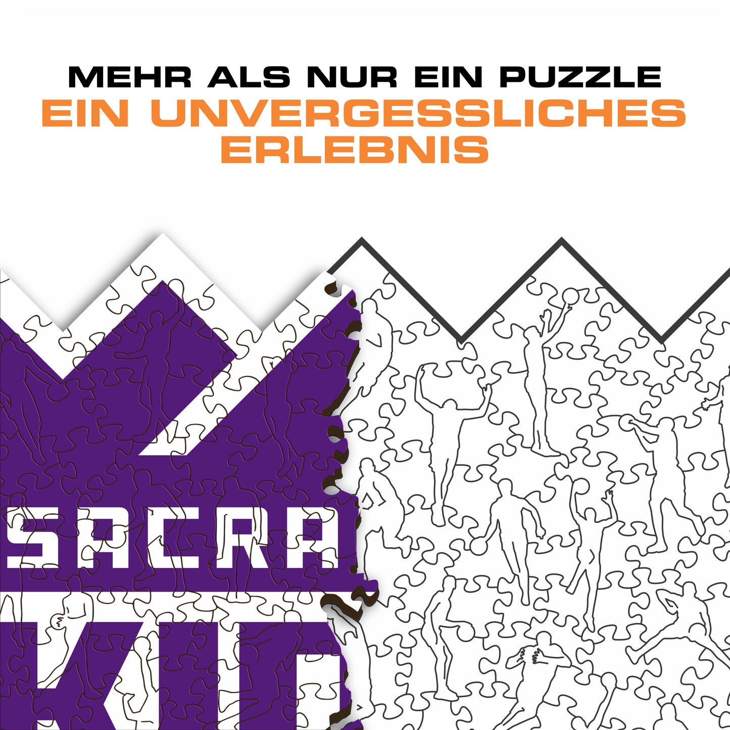 Sacramento Kings™ Logo - Holzpuzzle