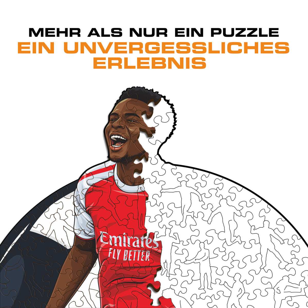 Bukayo Saka Holzpuzzle