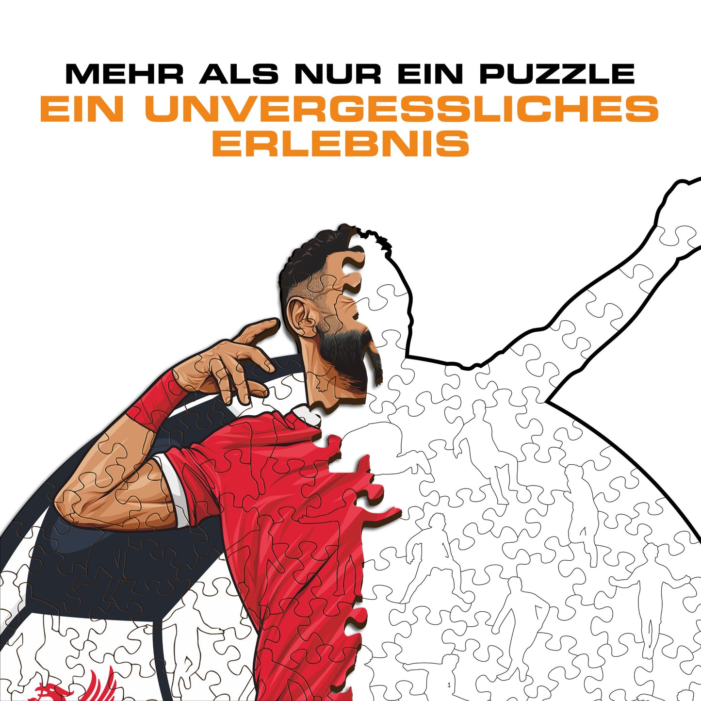 Mohamed Salah - Holzpuzzle