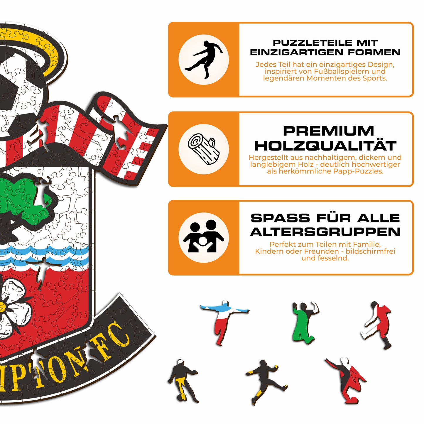 Southampton FC® Logo - Holzpuzzle