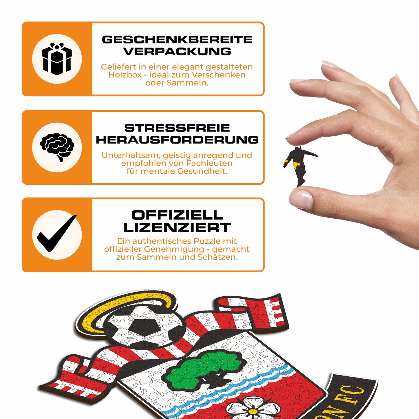 Southampton FC® Logo - Holzpuzzle