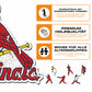 St. Louis Cardinals™ Logo - Holzpuzzle