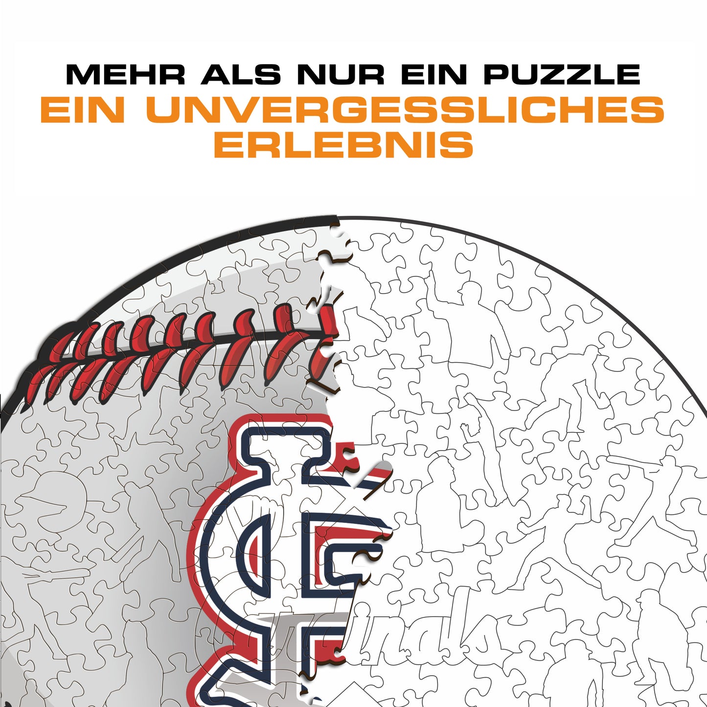 St. Louis Cardinals™ Baseball - Holzpuzzle