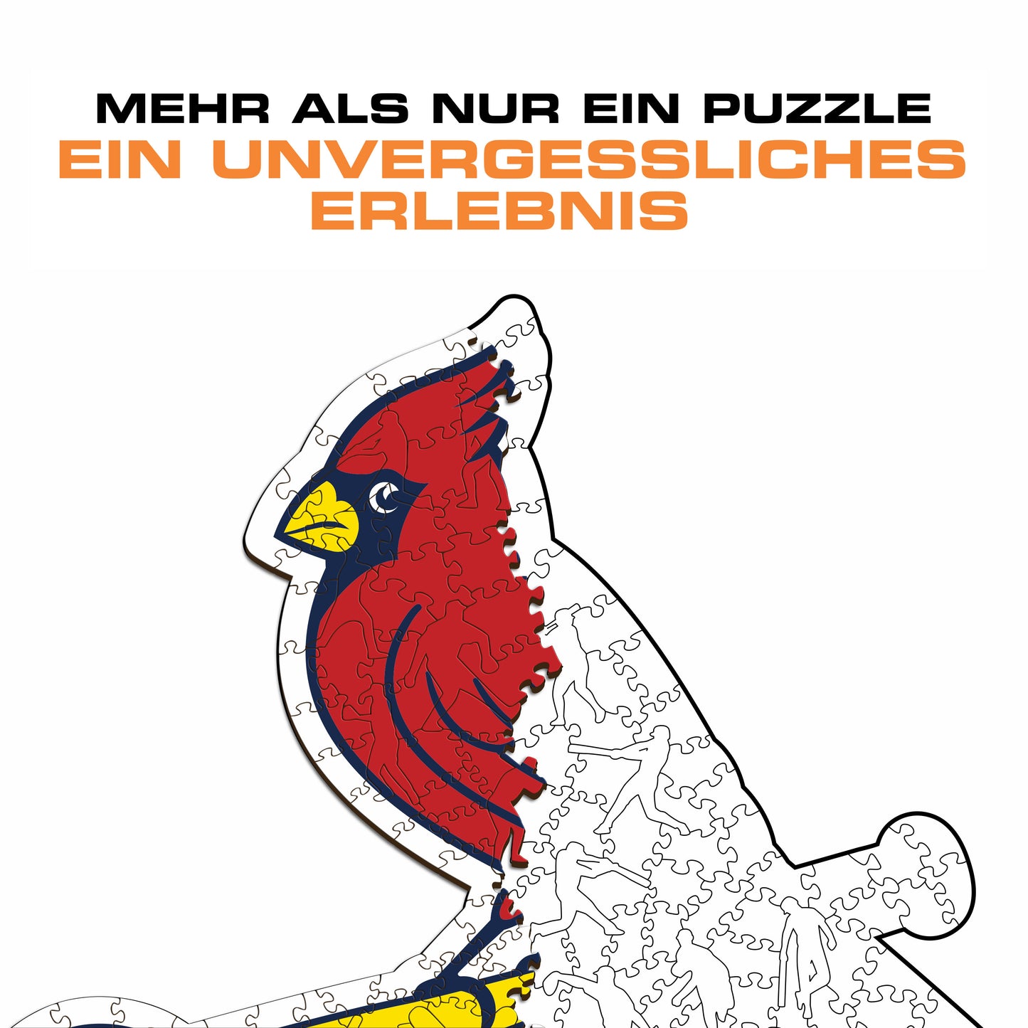 St. Louis Cardinals™ Logo - Holzpuzzle