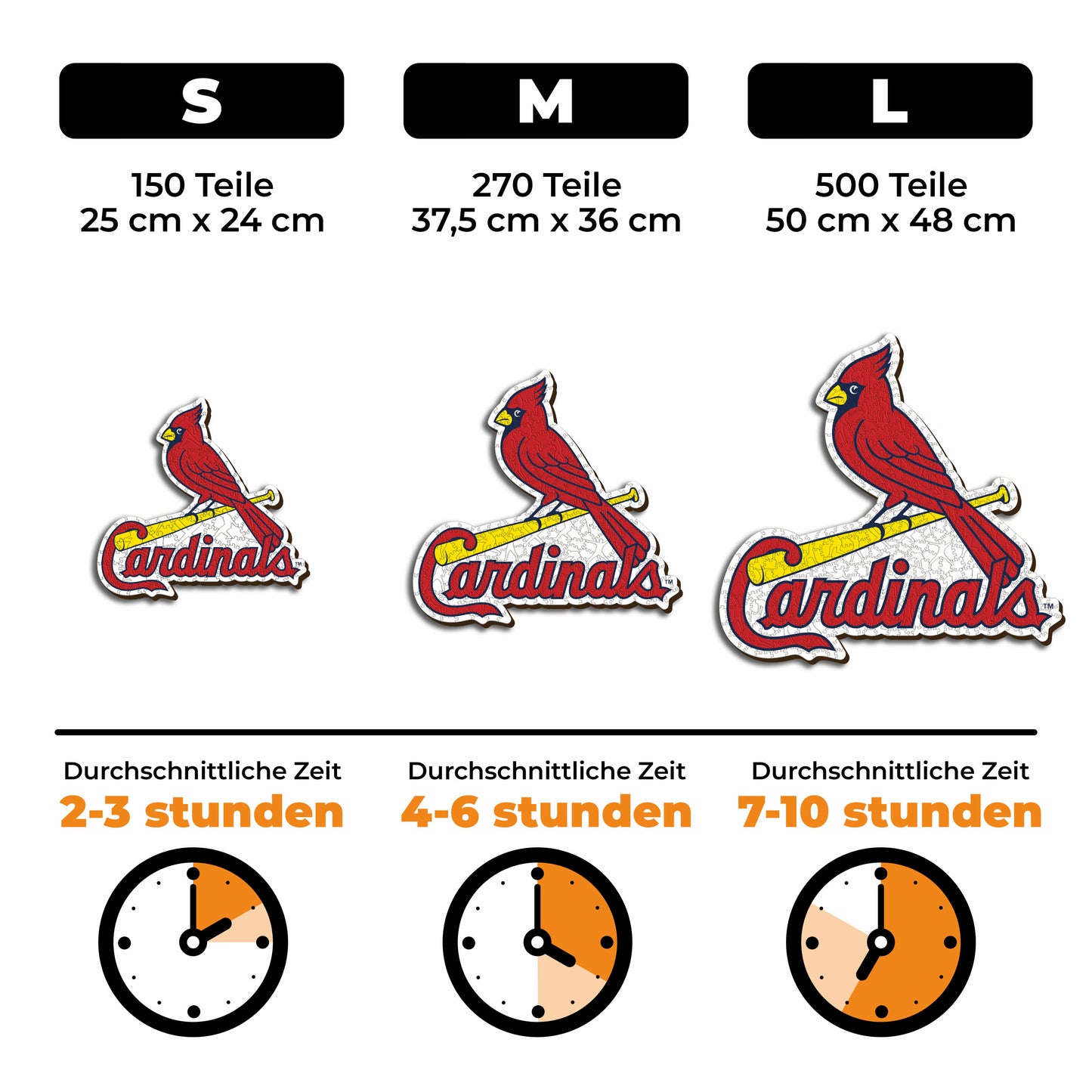 St. Louis Cardinals™ Logo - Holzpuzzle