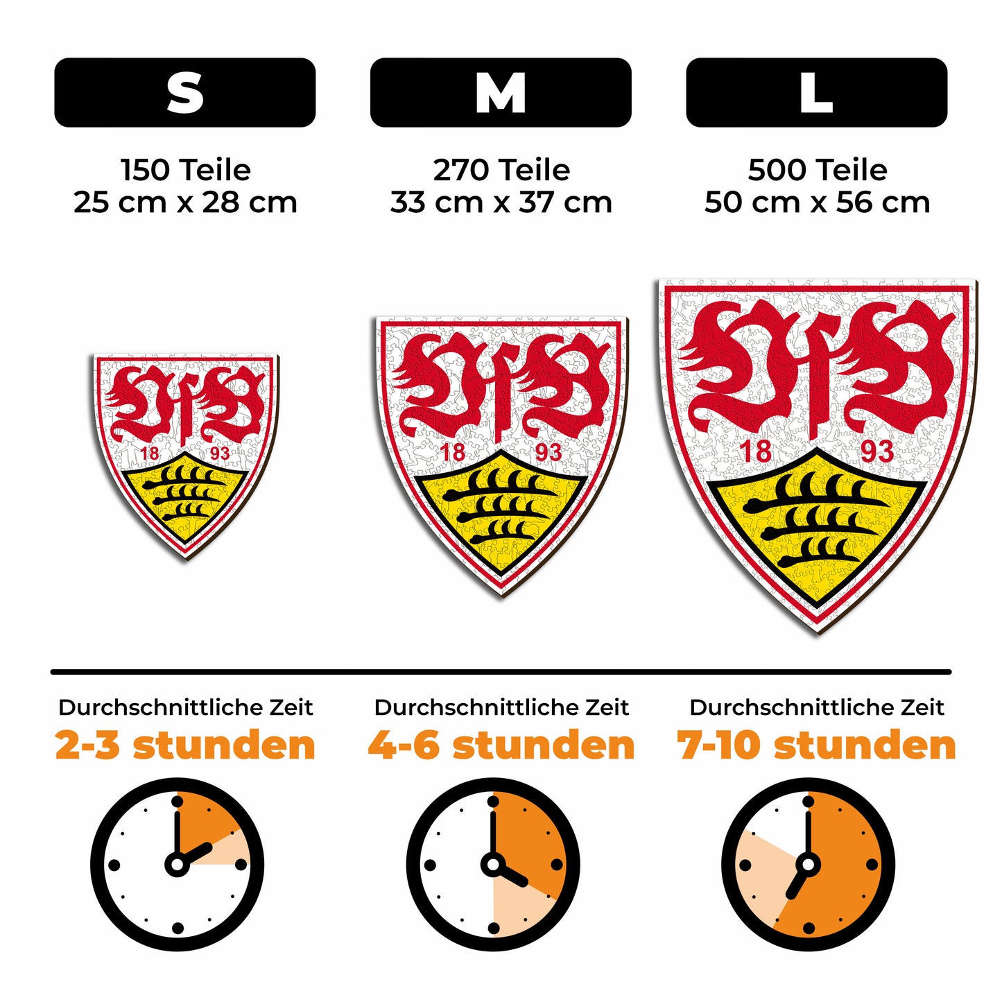 VfB Stuttgart® Logo - Holzpuzzle