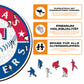 Texas Rangers™ Logo - Holzpuzzle