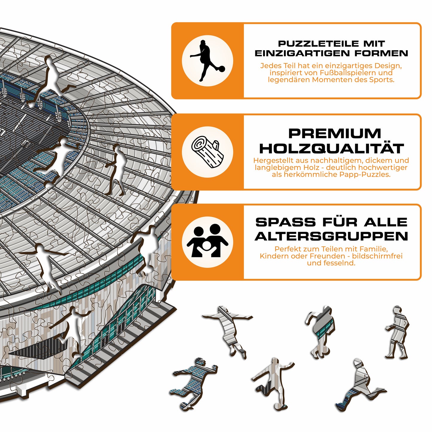 Tottenham Hotspur FC® Stadium - Holzpuzzle