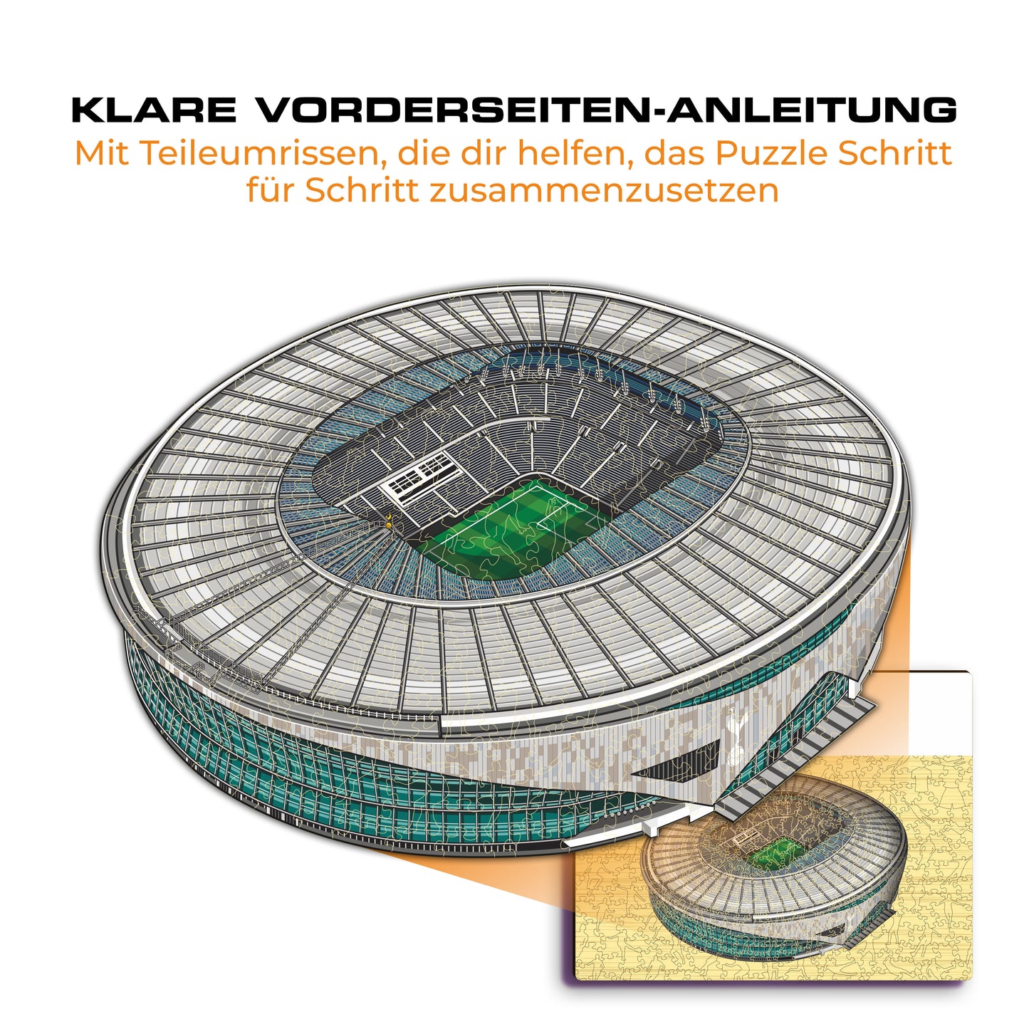 Tottenham Hotspur FC® Stadium - Holzpuzzle