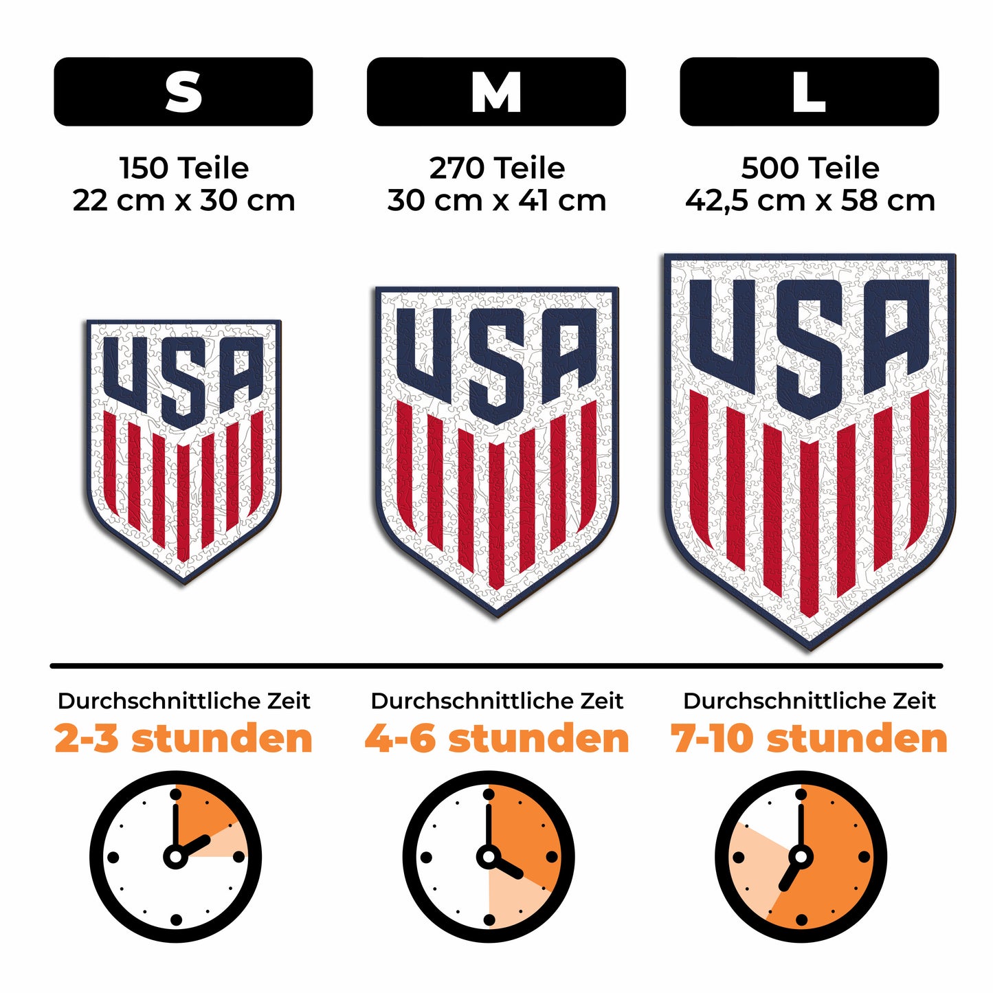 USMNT® Logo - Holzpuzzle