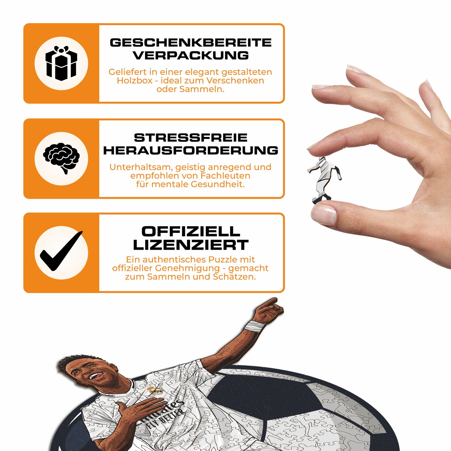 Vinicius Jr. - Holzpuzzle