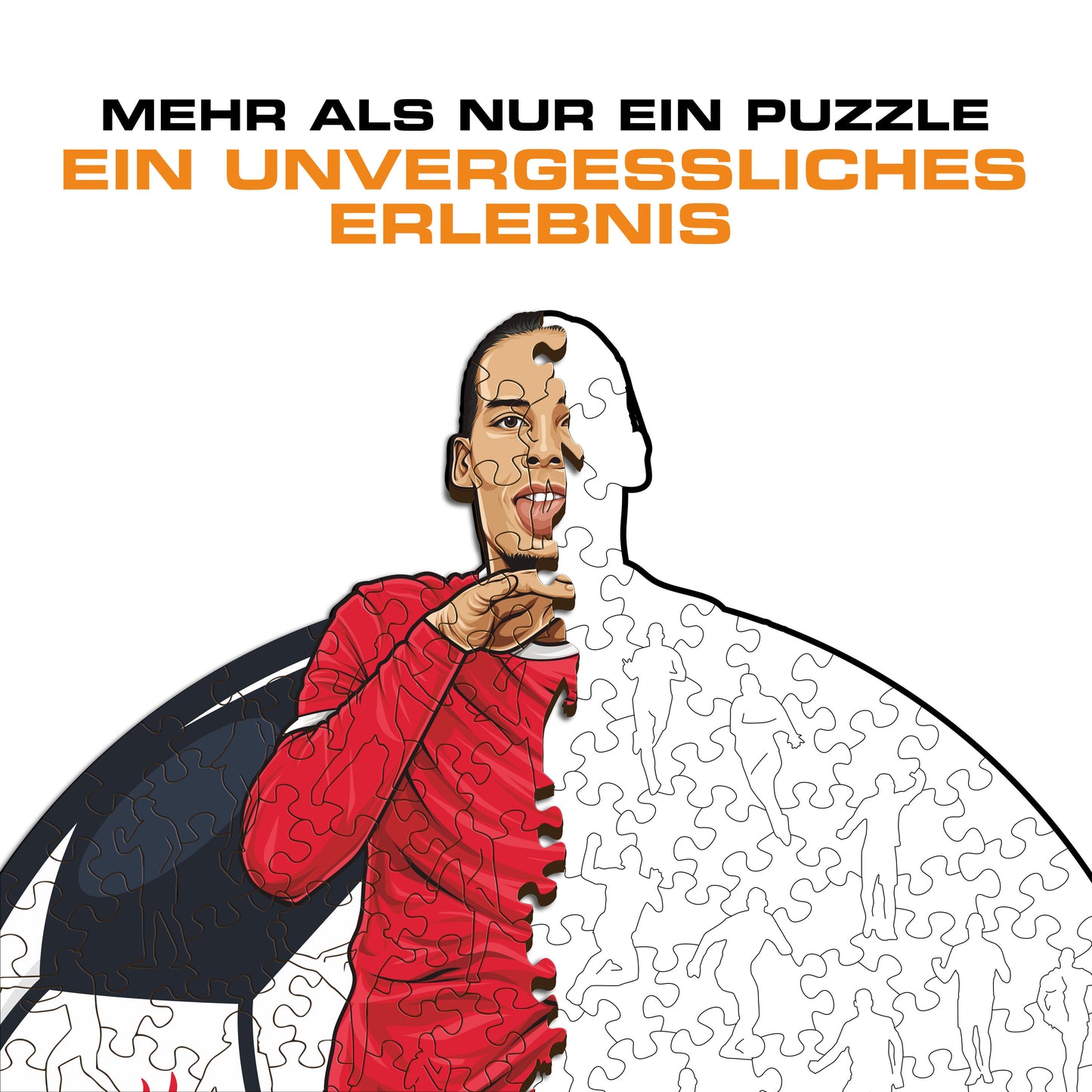Virgil van Dijk - Holzpuzzle