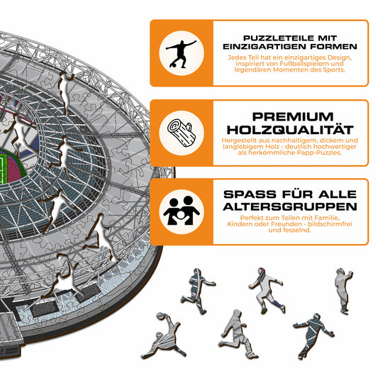 West Ham United FC® Stadium - Holzpuzzle