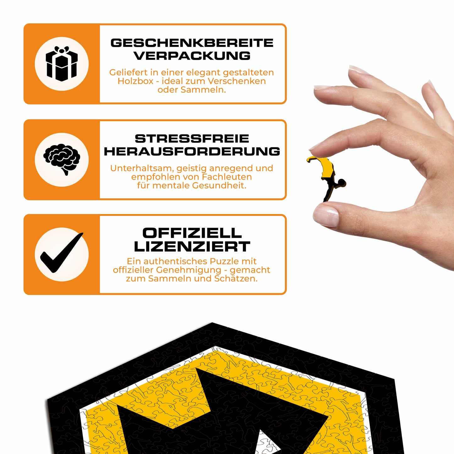 Wolves FC® Logo - Holzpuzzle