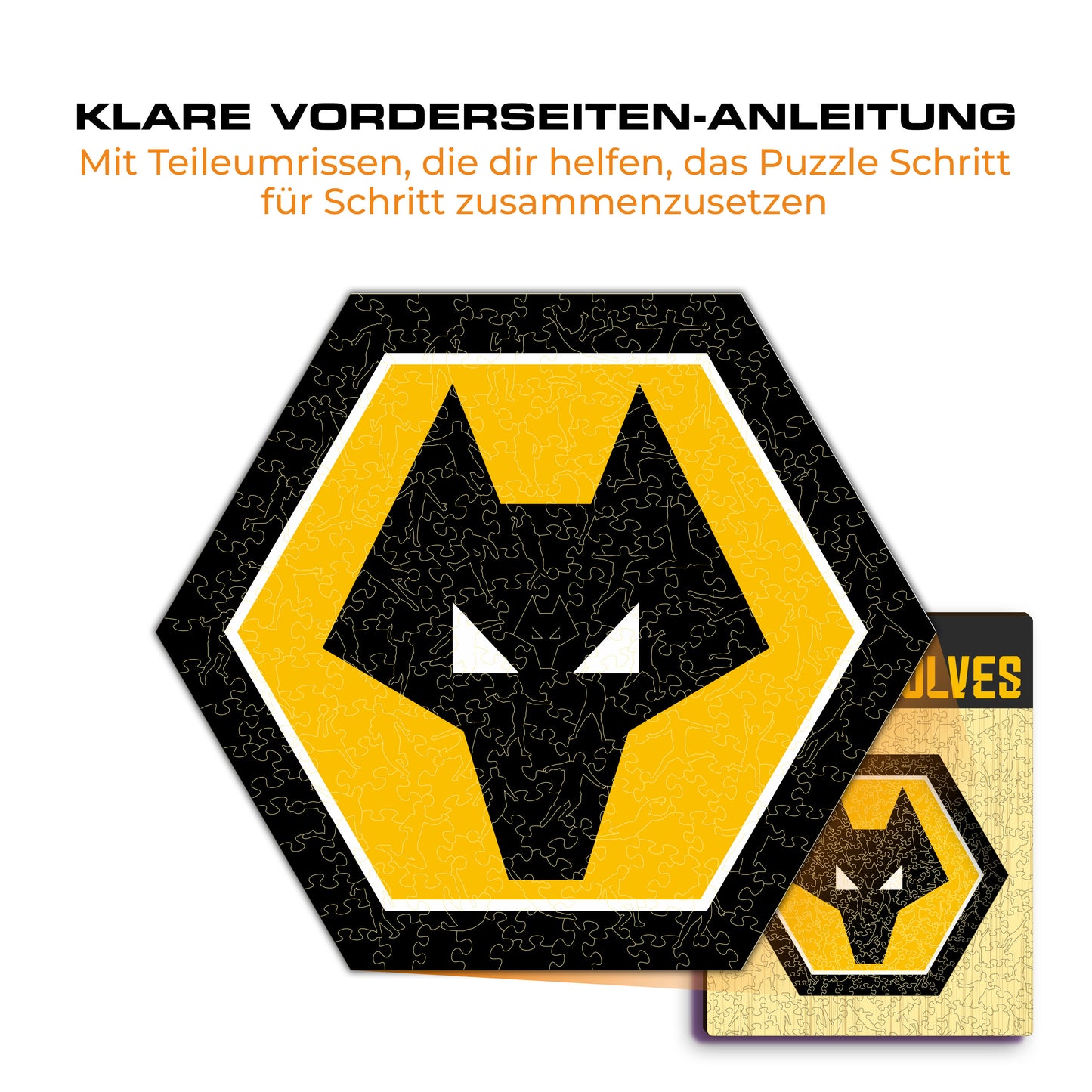 Wolves FC® Logo - Holzpuzzle