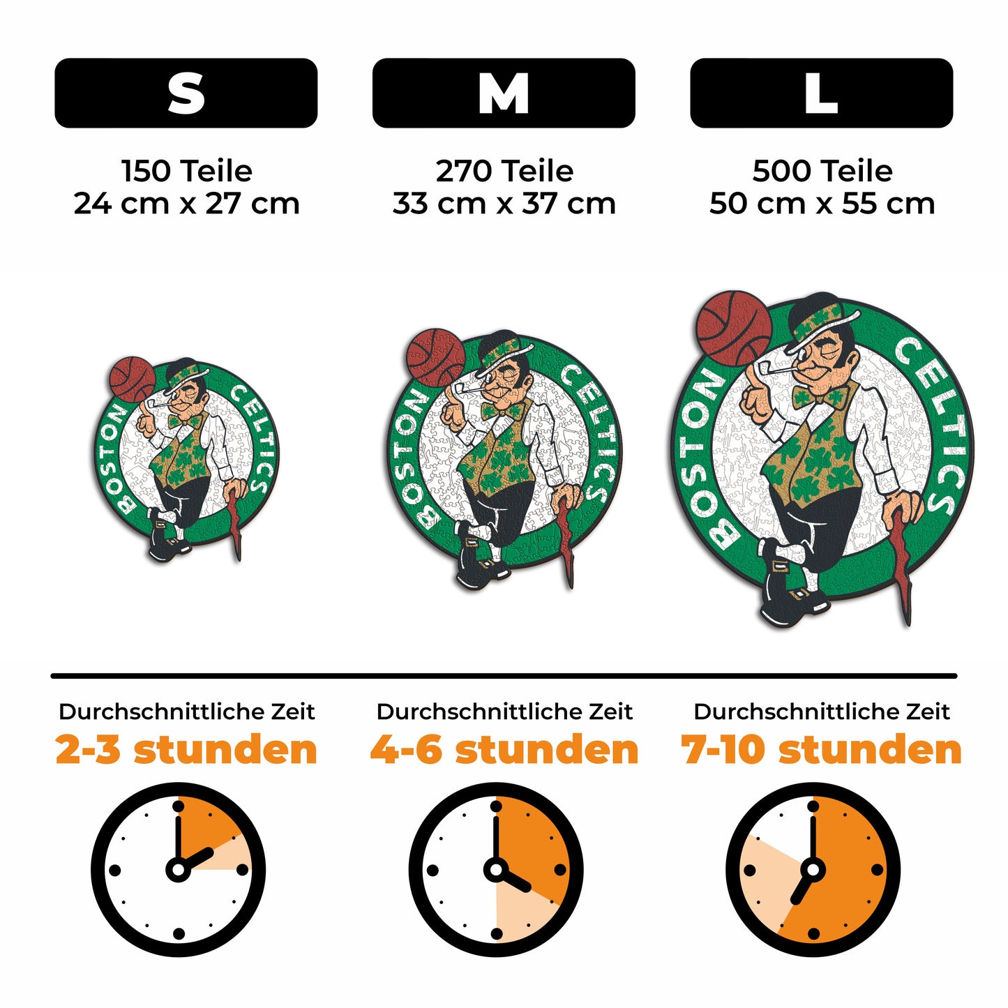 Boston Celtics™ Logo - Holzpuzzle