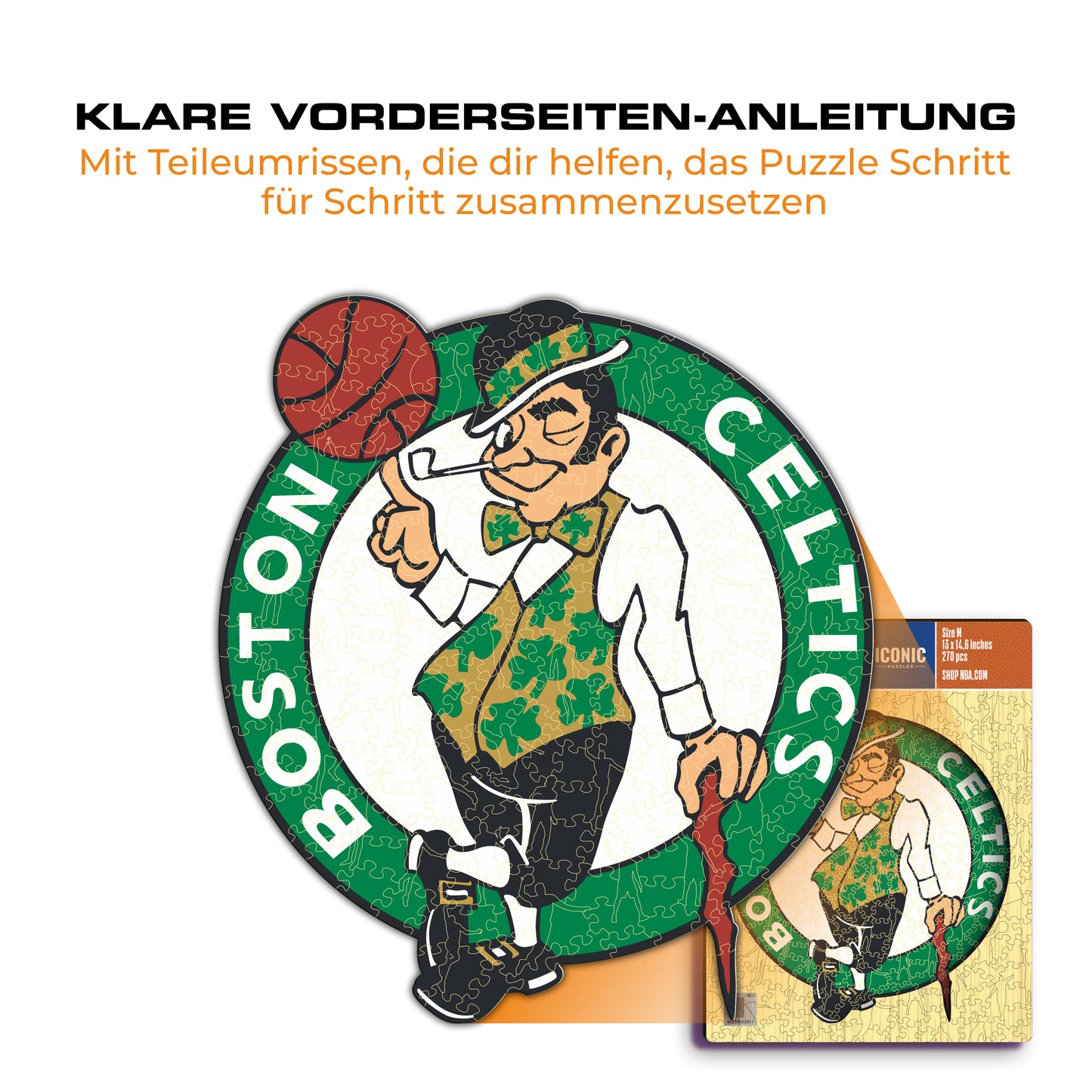 Boston Celtics™ Logo - Holzpuzzle