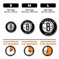 Brooklyn Nets™ Logo - Holzpuzzle