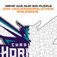 Charlotte Hornets™ Logo - Holzpuzzle
