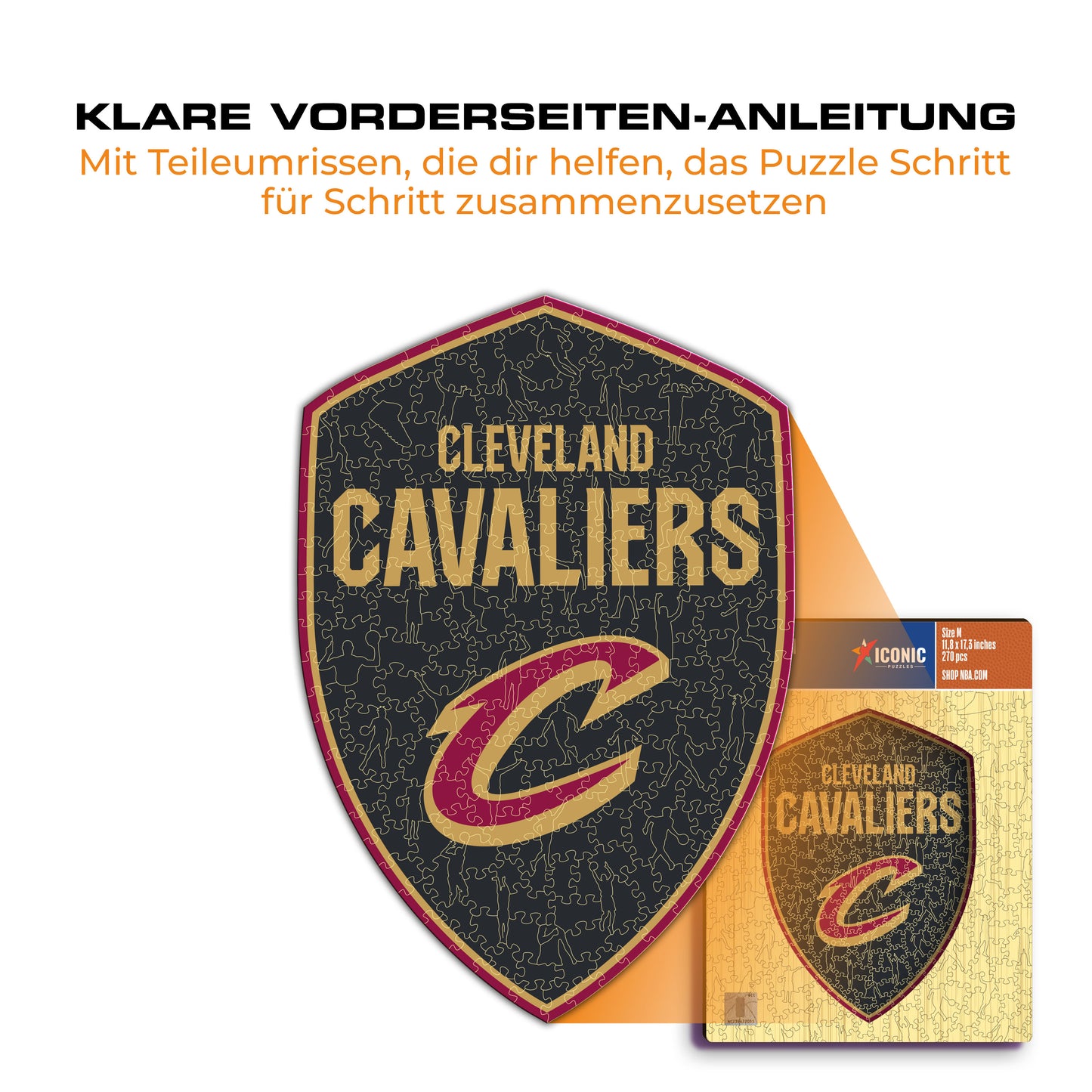 Cleveland Cavaliers™ Logo - Holzpuzzle