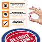 Detroit Pistons™ Logo - Holzpuzzles