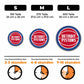 Detroit Pistons™ Logo - Holzpuzzles