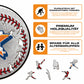 Houston Astros™ Baseball - Holzpuzzle