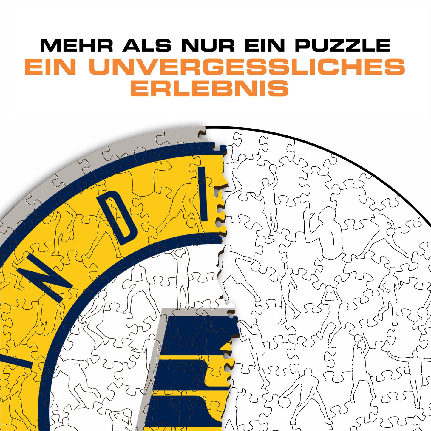 Indiana Pacers™ Logo - Holzpuzzle