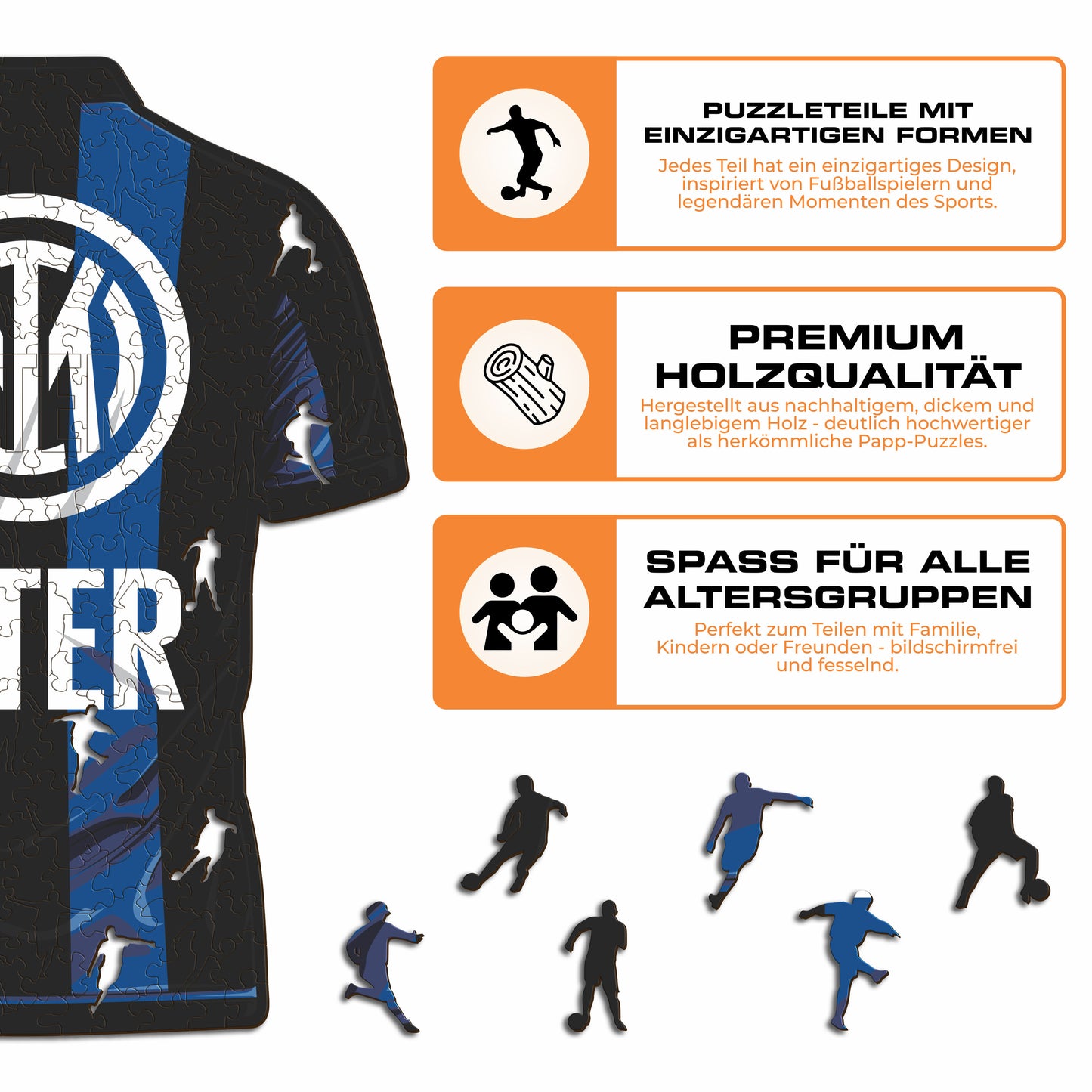 FC Inter® Jersey - Holzpuzzle