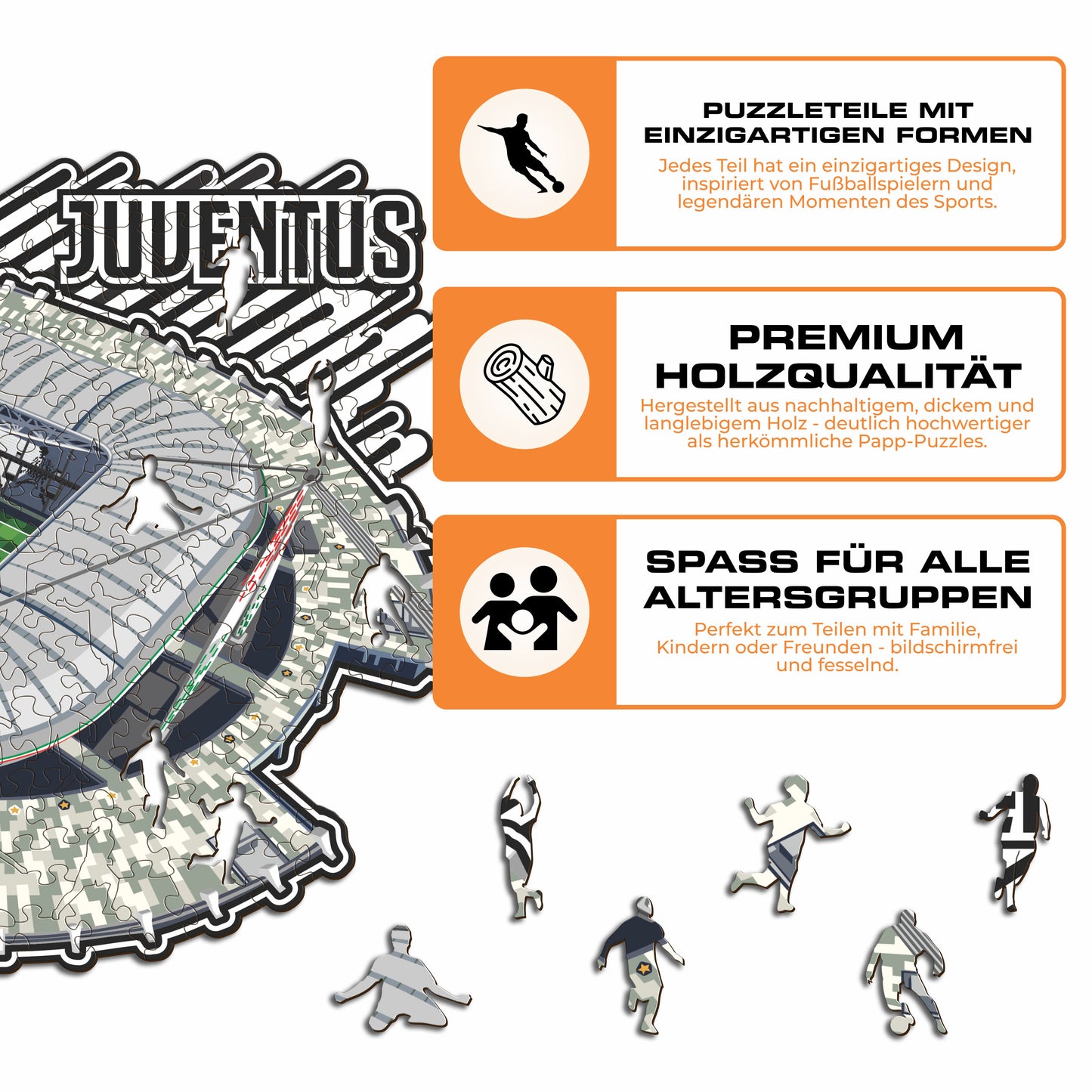 Juventus FC® Allianz Stadium - Holzpuzzle