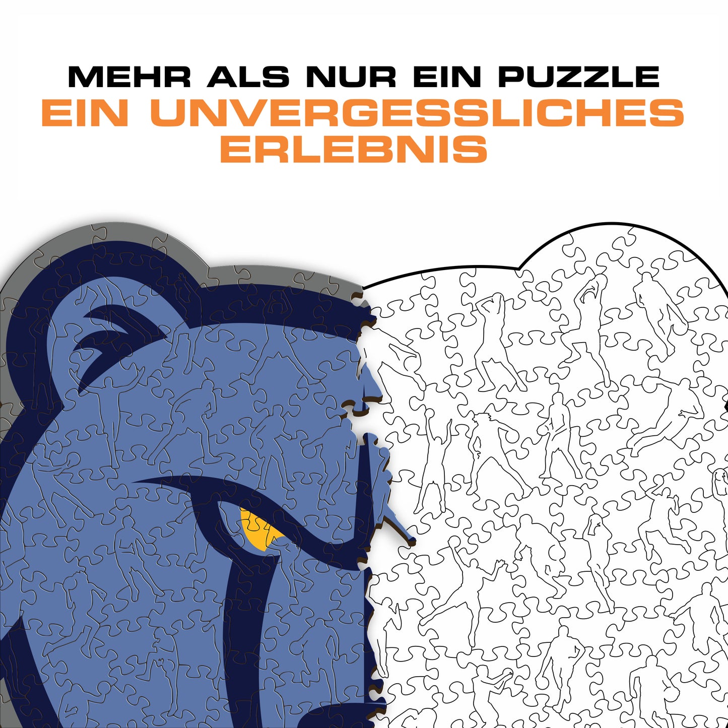 Memphis Grizzlies™ Logo - Holzpuzzle