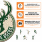 Milwaukee Bucks™ Logo - Holzpuzzle