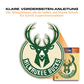 Milwaukee Bucks™ Logo - Holzpuzzle